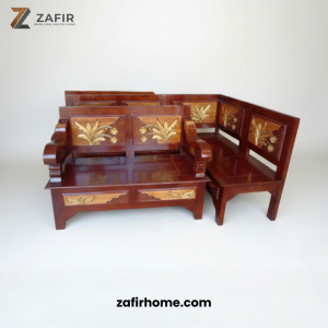 Zafir 'Kencana' Set Kursi Sudut Ukir Prada ZF 014 - Gambar 1