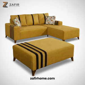 Zafir 'Linea' Sectional Set with Ottoman ZF 017 - Gambar 1