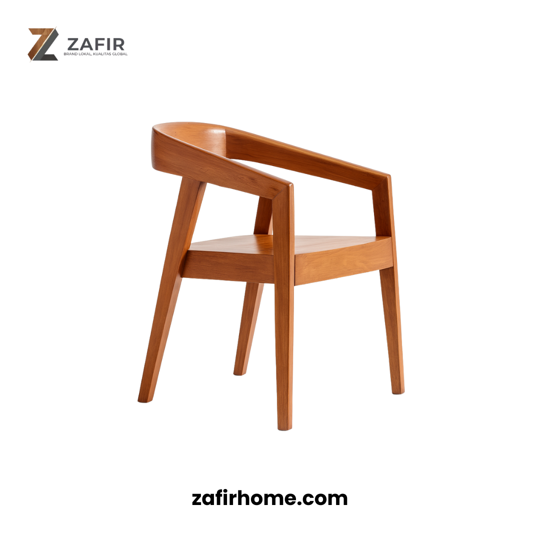 Kursi Café Aesthetic Kayu Jati Zafir