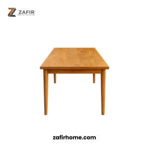Meja Kayu Jati Minimalis Zafir Ukuran 120x70x70 Tebal 2 cm