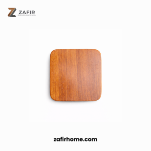 Coaster Kayu Jati Persegi Tatakan Gelas Minimalis 10 cm Zafir Home