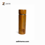 Tumbler Kayu Jati Premium Food Grade Botol Minum Kayu Minimalis 22 cm Zafir Home