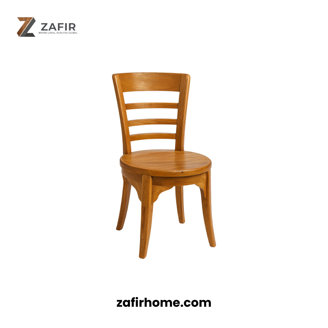Kursi Ketipung Kayu Jati Zafir Chair IX