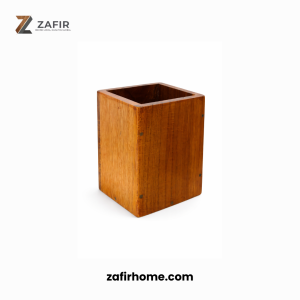 Box Spatula Kayu Jati Minimalis Tempat Peralatan Dapur Food Grade Zafir Home